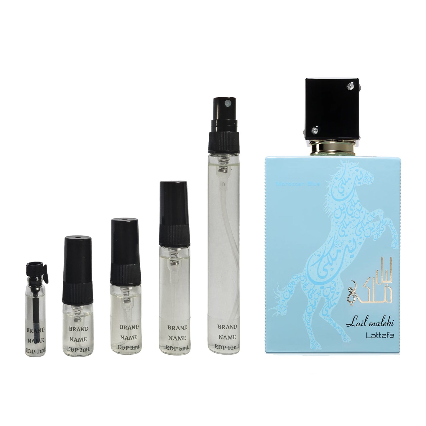 Lail Maleki Moroccan Blue Sample