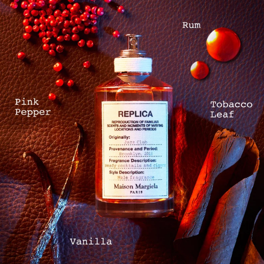 replica perfume tobacco Maison Margiela Jazz Club Eau de Toilette 30 ml The Replica Jazz Club Eau de Toilette Spray by Maison Margiela captures the unique atmosphere of a traditional jazz club in a woody Replica Jazz Club By Maison