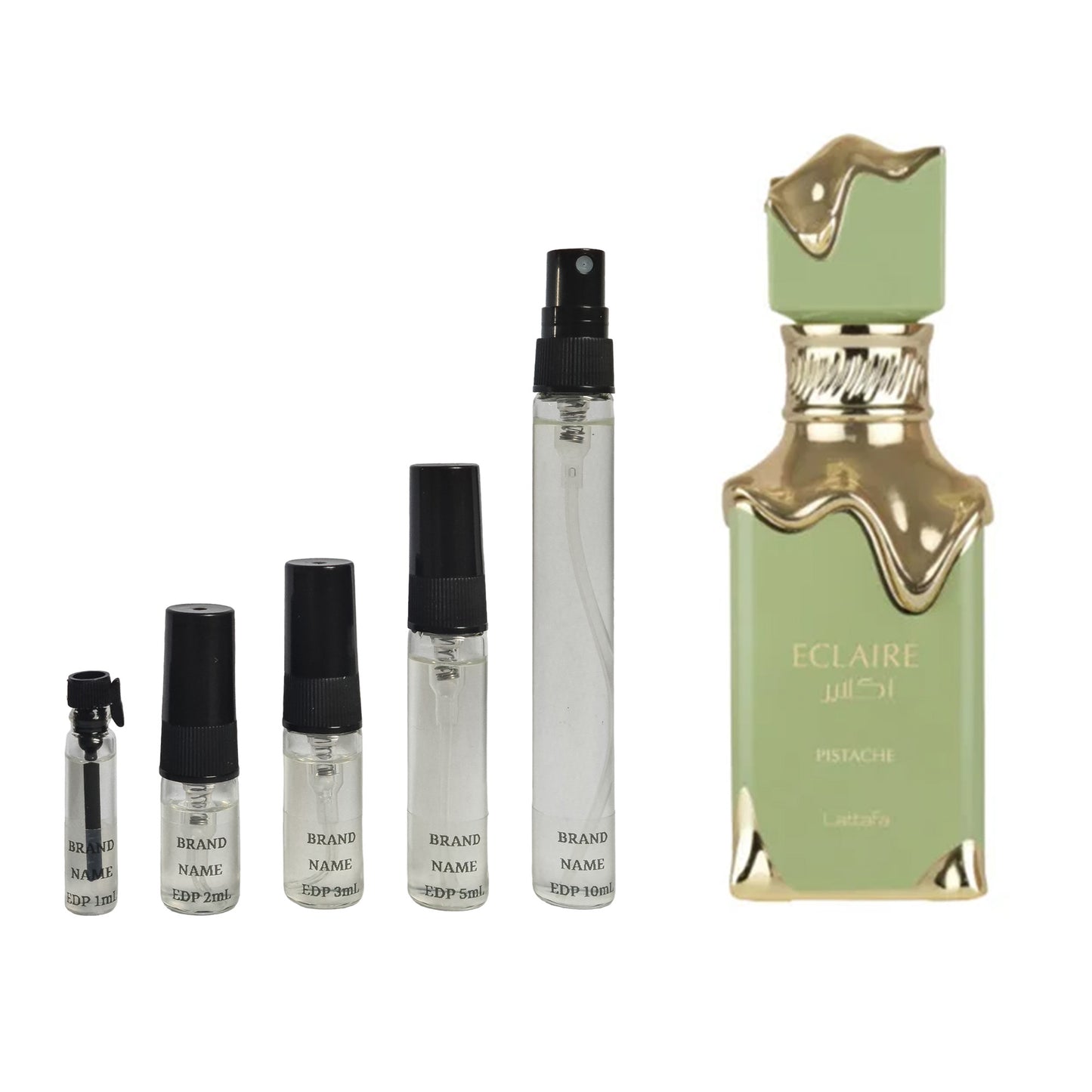 Eclaire Pistache Perfume Sample Decant Travel Spray 1ml 2ml 3ml 5ml 10ml